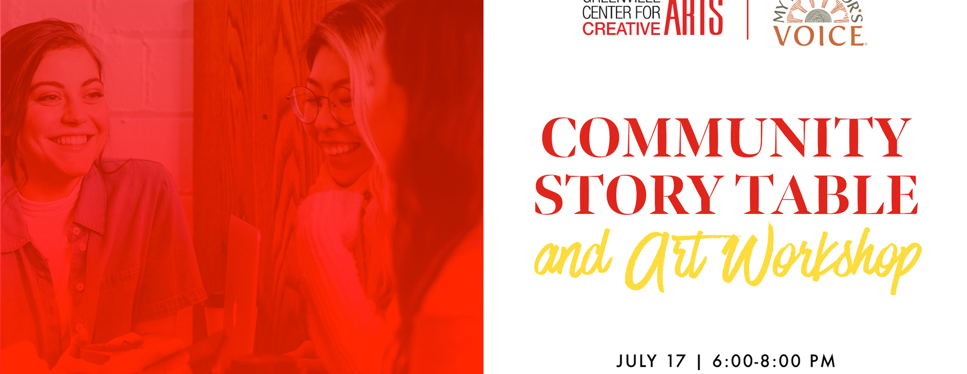 Community Story Table and Art Workshop at GCCA: July